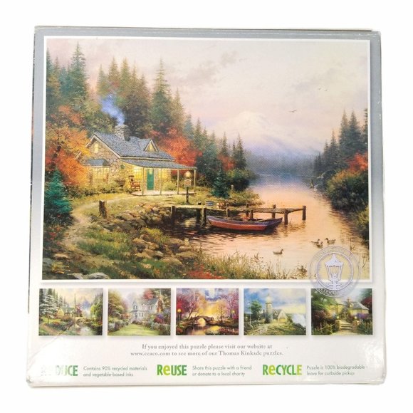 Ceaco Jigsaw Puzzle Thomas Kinkade 1000 Piece - Picture 2 of 7